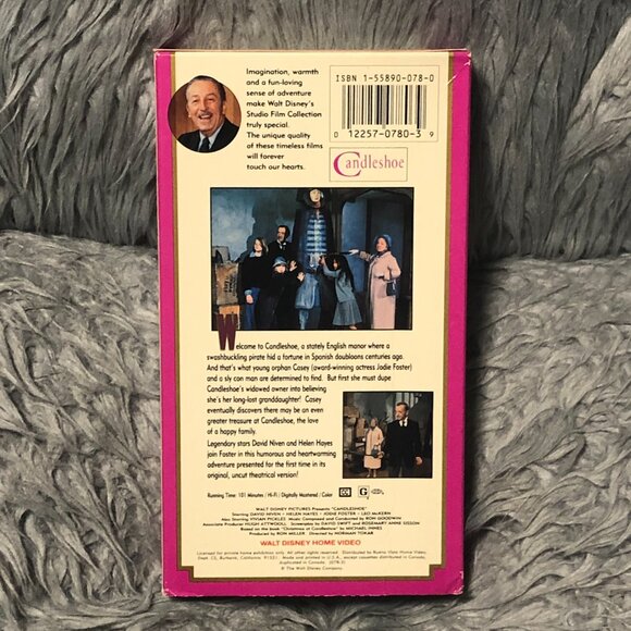 WALT DISNEY’S Candleshoe (VHS, 1997) Jodie Foster - Picture 2 of 5